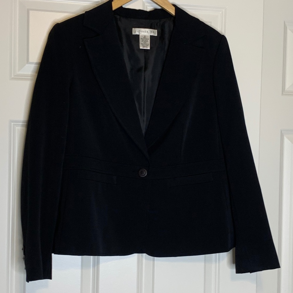 Pursuits Itd Black Woman's Blazer